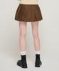 Road Road Women'S Daily Pleated Tennis Skirt (Brown)