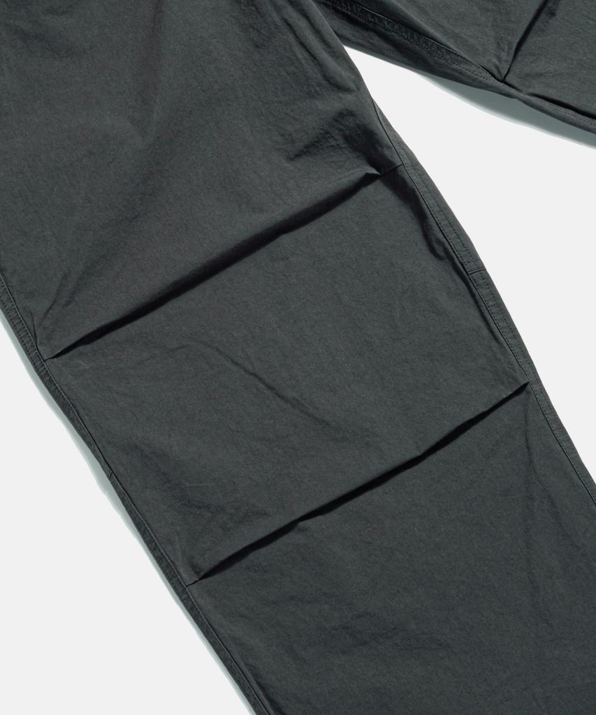 ESPIONAGE Pleated Wide Army Pants Charcoal
