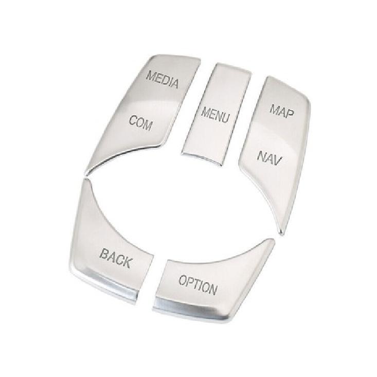 Silver Console Multimedia Button Cover Trim For BMW X3 G01 X4 G02 2018-