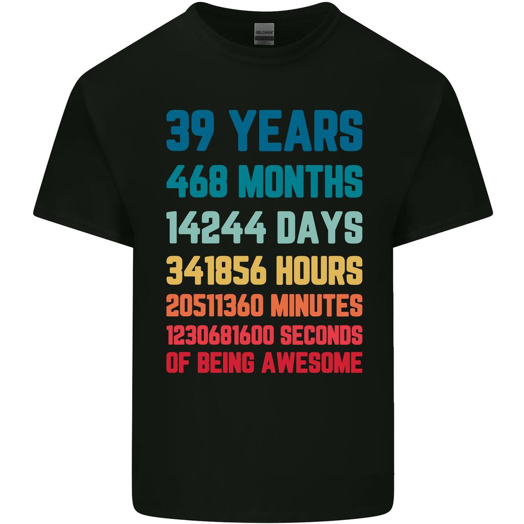 39th Birthday 39 Year Old Unisexs Light Cotton TShirt