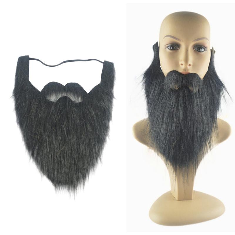 Funny Party Moustache Costume Male Man Halloween Beard Easter Cosplay Prop Facial Supplies Disguise Game Black Mustache