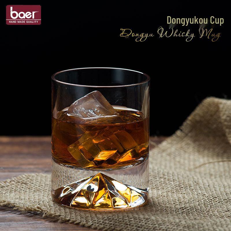 Crystal Iceberg Whiskey Glass - Creative Transparent Cocktail Cup for Home Bar DJK003 прозрачный