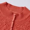 Women's Jacquard Mock Neck Sweater