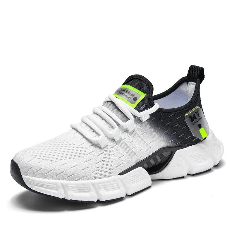 Běžecké boty pro muže Sportovní Protiskluzové Chůze Odolné proti opotřebení Běžecké tenisky Volba Venkovní Lehké Měkké Muž Pánské Ležérní