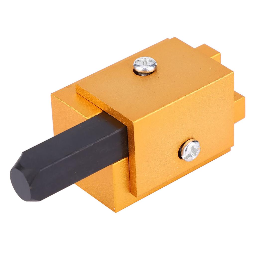 Aluminium Alloy Square Embedded Hinge Door Lock Groove Angle Chisel Woodworking Tool