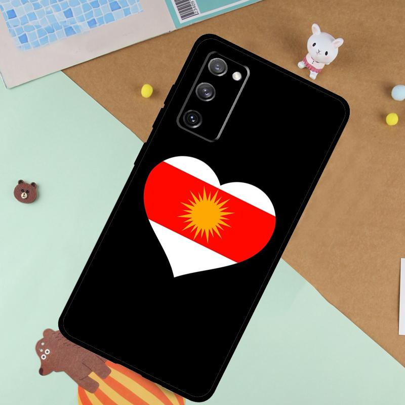 Étui souple Drapeau Yézidi Pour Samsung Galaxy S24 Ultra S9 S10 S20 S22 S23 Plus S21 FE S25 Ultra Housse Funda