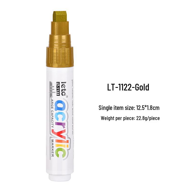 

Letu Stackable Waterproof Acrylic Paint Markers - Non-Bleeding Children s Doodling Pen Set