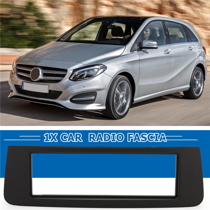 Portable Car Radio Fascia For BENZ B Class (W246)/A Class (W176) 2013-2015 Stereo DVD Frame Trim Surround Panel Install Bezel