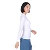 Yonex High Neck Long Sleeve White S Women's T-Shirt, (011)
