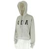 European & American Casual Loose Letter Hooded Sweatshirt - Women's Plus Velvet Warm Clothing