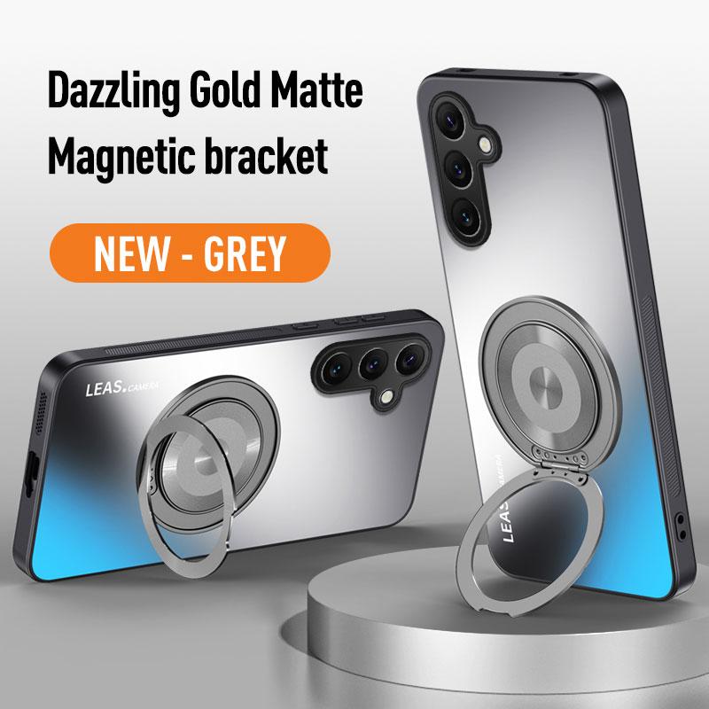 For Samsung A05 A06 A14 A15 A16 A35 A36 A56 A24 A34 A54 A25 A35 A55 A17 Magnetic Ring Stand Back Phone Case Ring Protect Cover