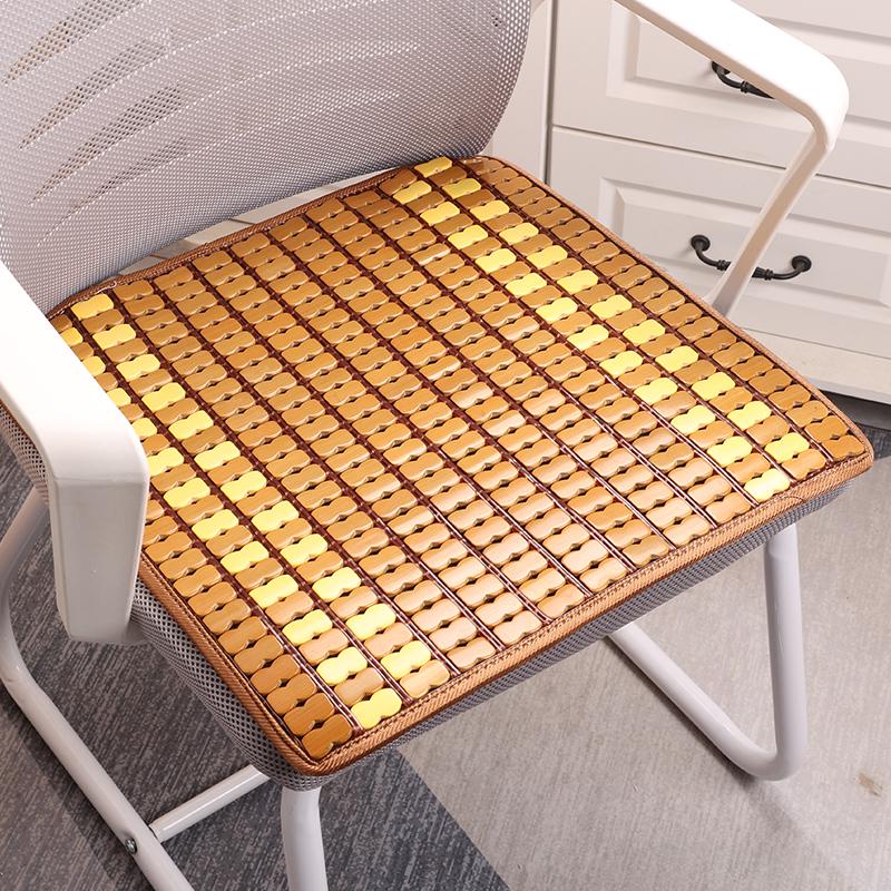 Breathable Bamboo Summer Cool Mat Cushion for Office and Car Chairs