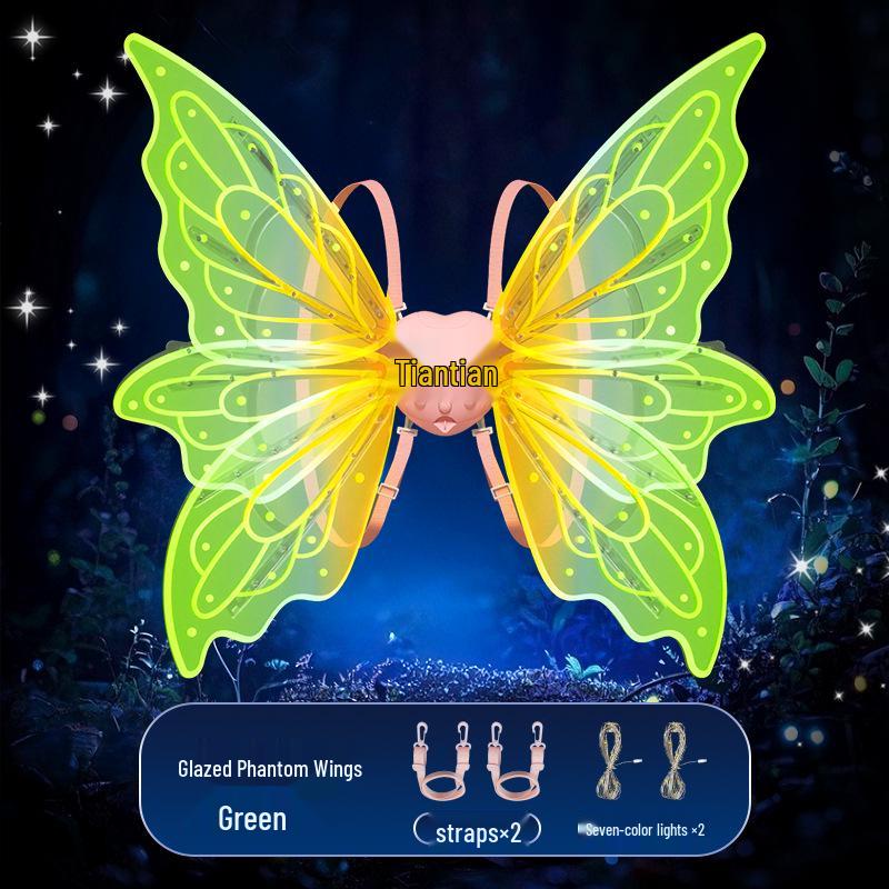 Electric Devil Butterfly Wings: New Elf Fairy Wings with Light and Music