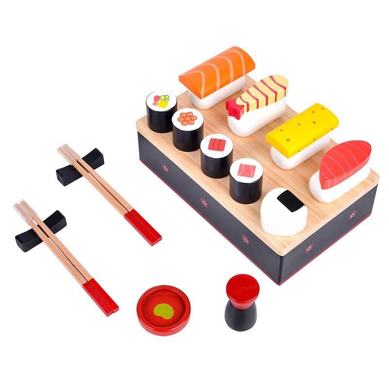 Children's Simulated Wooden Playhouse Burger Fries Sandwich Pairing Educational Food Cutting Set Kitchen Toys