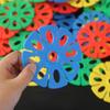 5 Bucăți Mărime Mare Cuburi de Construcție pentru Copii Fulgi de Zăpadă Seturi de Jucării Montessori pentru Copii Cuburi Educaționale de Construcție