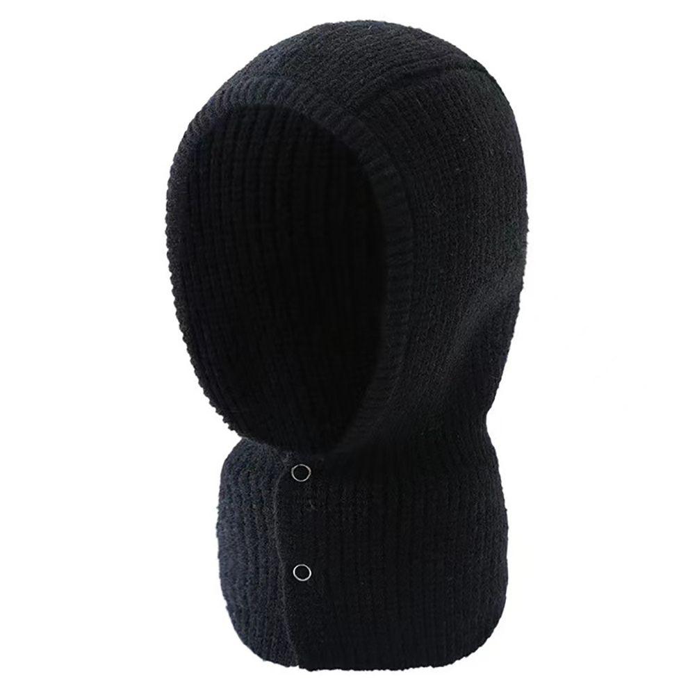 Ear Protection Skullies Outdoor Hood Hat Beanies Hat Pullover Cap Knitted Hats Women Winter Cap