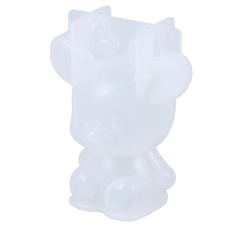 Geometric Bear Silikonová forma Diy Stereo Mirror Form Mousse Ornaments Dekor