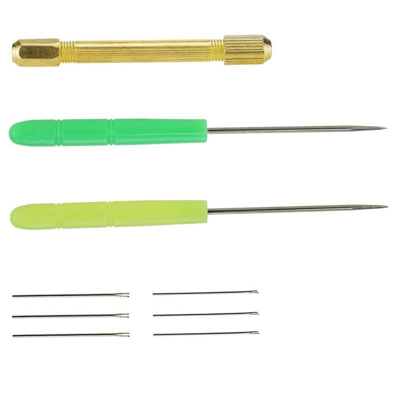 2025 Trend 9-Piece Set Breed Hair DIY Hair Making Tools Supplies Hair Rooting Reroot Rehair Tool Holder