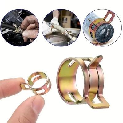 10PCS Practical Spring Clip 4mm-13mm Water Tube Clamps Fastener For Motorcycle Scooter Car Vehicle