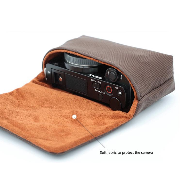 Camera Storage Bag Portable Camera Bag Case Storage Pouch for Sony ZV1 ZVE10 LX10 RX100 Body for Canon G7X III Olympus TG4 TG5