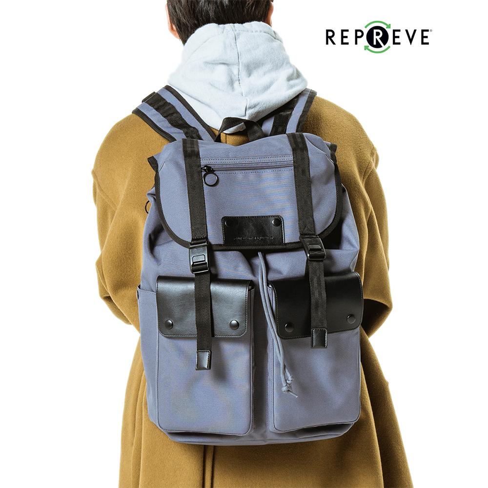 Aged Gray Repreve Magnetic Backpack (Gray)
