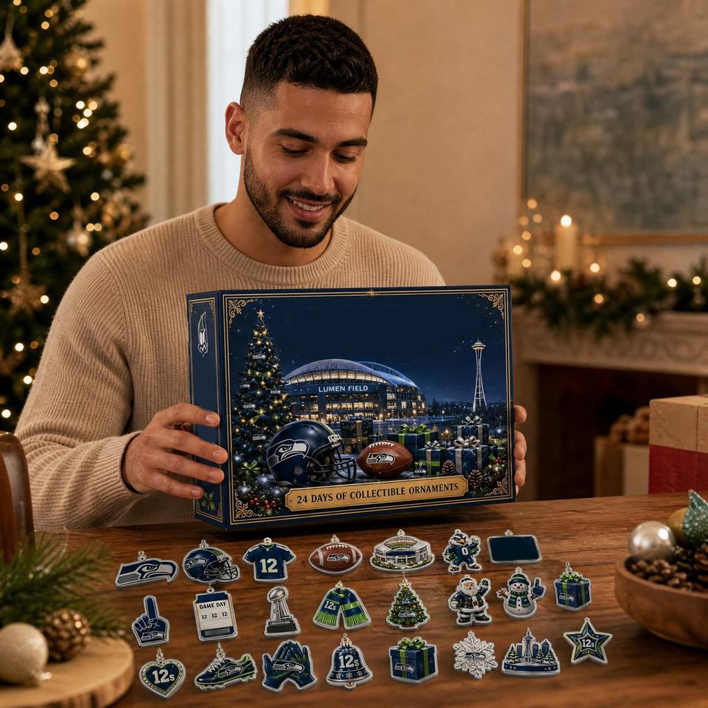 2D Countdown Advent Calendar with Boxes for Daily Surprises