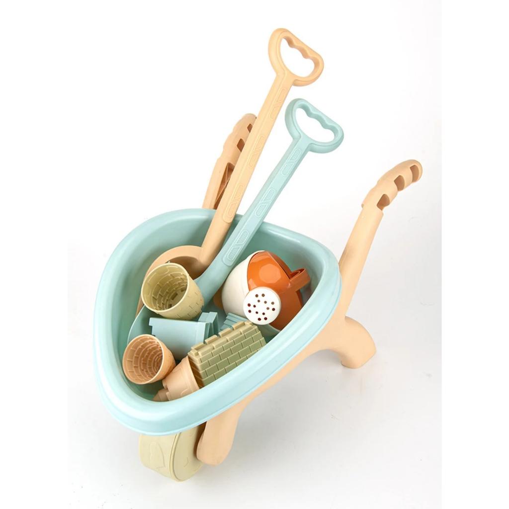 Kids Trolley Beach Toys Play Sand Water Game Sandbox Molds Castle Shovel Watering Summer Outdoor Playa Tools Sand Toys for Baby