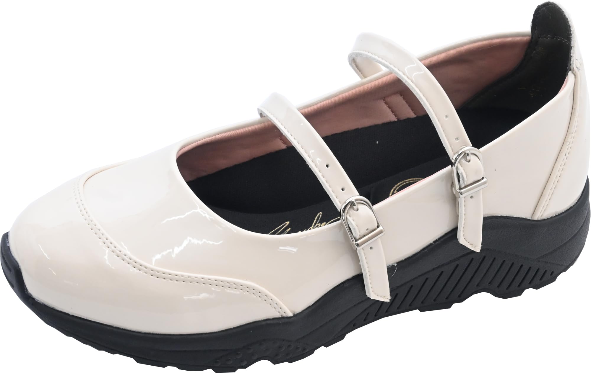 

Yosuke Women s Ballet Flats, 4450043, Ivory, Size 24.5 cm