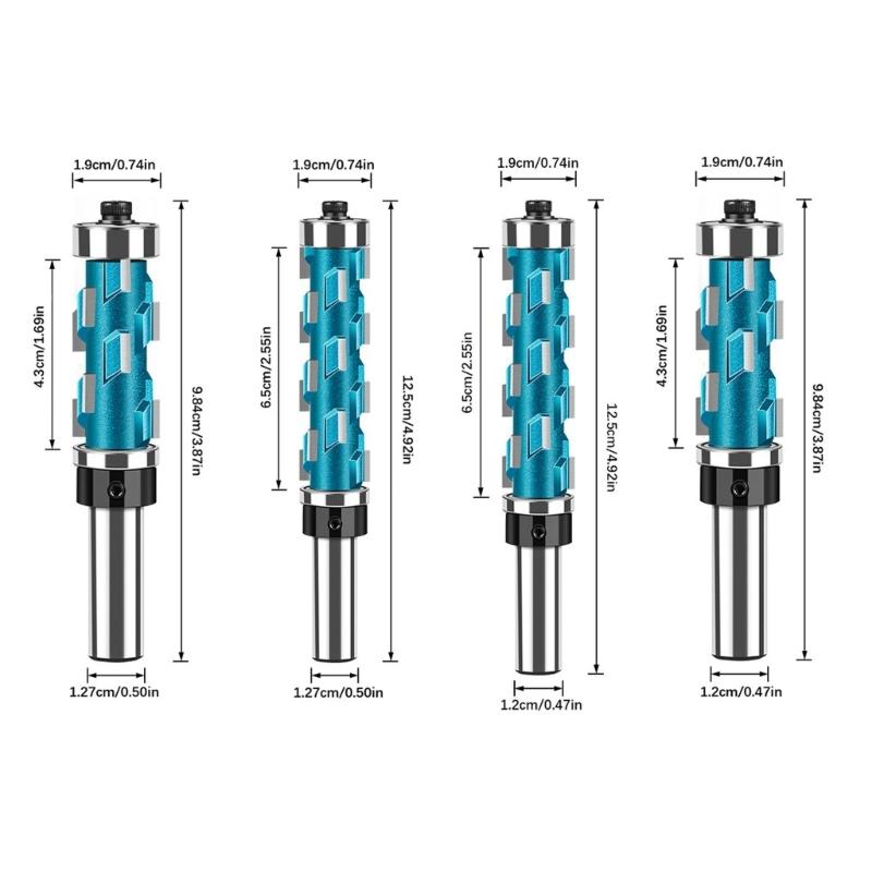 Hohe Stabilität Karbid Spiralfräser Mit Doppellager Formfräser Bit Für Glatte Kanten Profilieren Und Holztrimmen