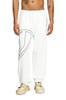 Diesel Men's Sweatpants with Oval Logo, Size XS, White, Size 141 (A113050GYCJ)
