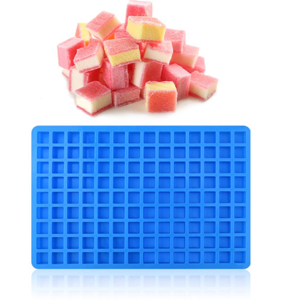 1/3 Stück 126 Mulden quadratische Süßigkeiten Silikonform Mini Schokolade Hartbonbons Eiswürfel Pudding Kuchen Dekoration Backform