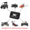 1 Pcs Waterproof Digital Hour Meter LCD Display Portable Engine Gauge Hour Meter For Motorcycle/Boat Engines Counter Hour Meter