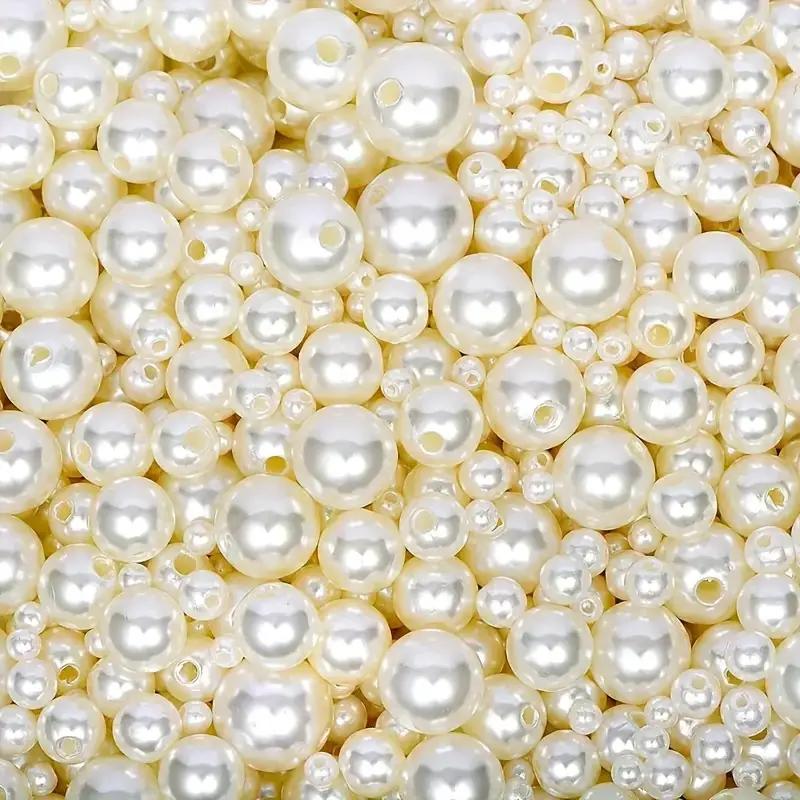 WTEMPO Random Size Artificial Pearls Kit for Vase Filling Wedding Supplies Craft Making Bridal Party Decorations Home Decoration Vase Filler