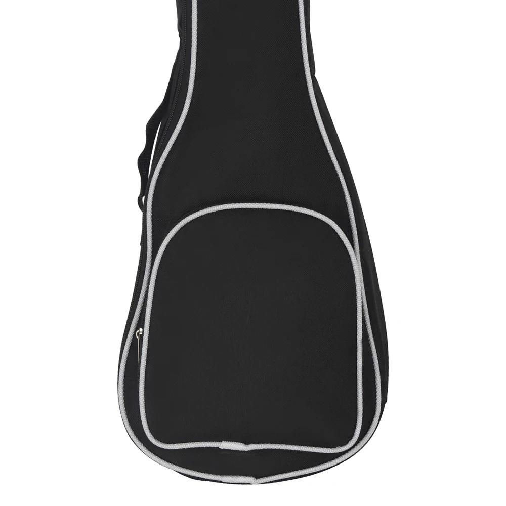 IRIN 23 Inch Ukulele Bag Black Foldable Soft Case Oxford Cloth Ukulele Mini Guitar Shoulder Backpack Guitar Parts & Accessories
