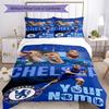 Chelsea Fc Football Player Personalized Text Bed CoverBed Design for Living Rooms Breathable Duvet Cover Home Decor Gift for Festivals