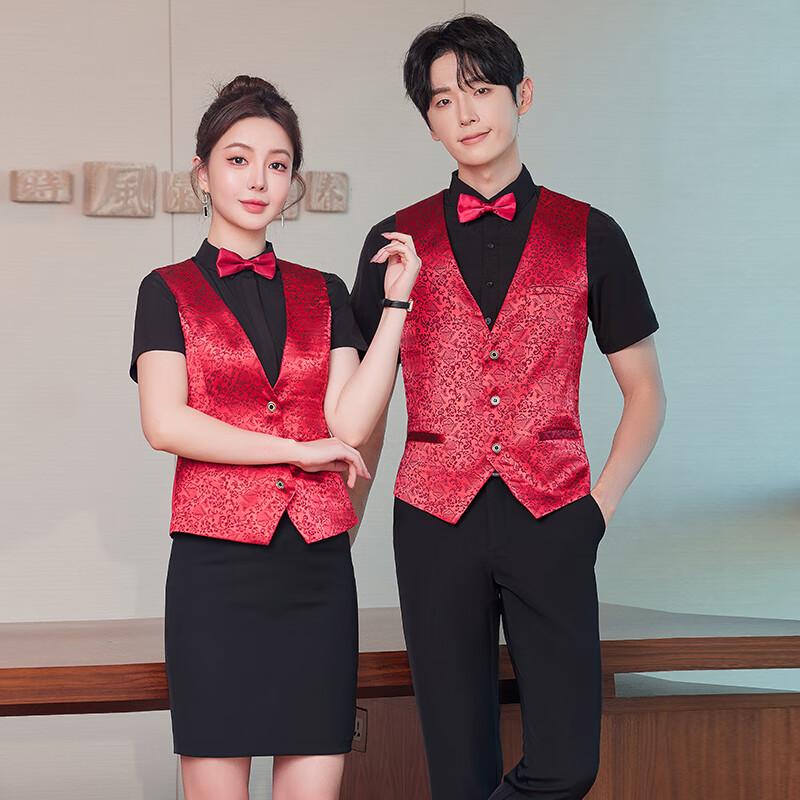 Unisex Professional Service Uniform Vest Set M