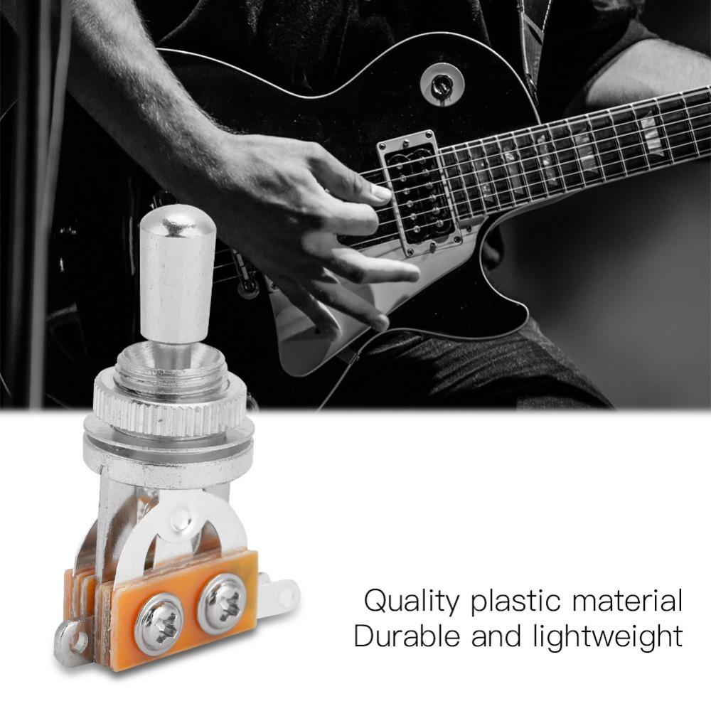 2PCS Metal + Electron 3 Way Pickup Selector Compact Electric Guitar Switch LP Electric Guitar