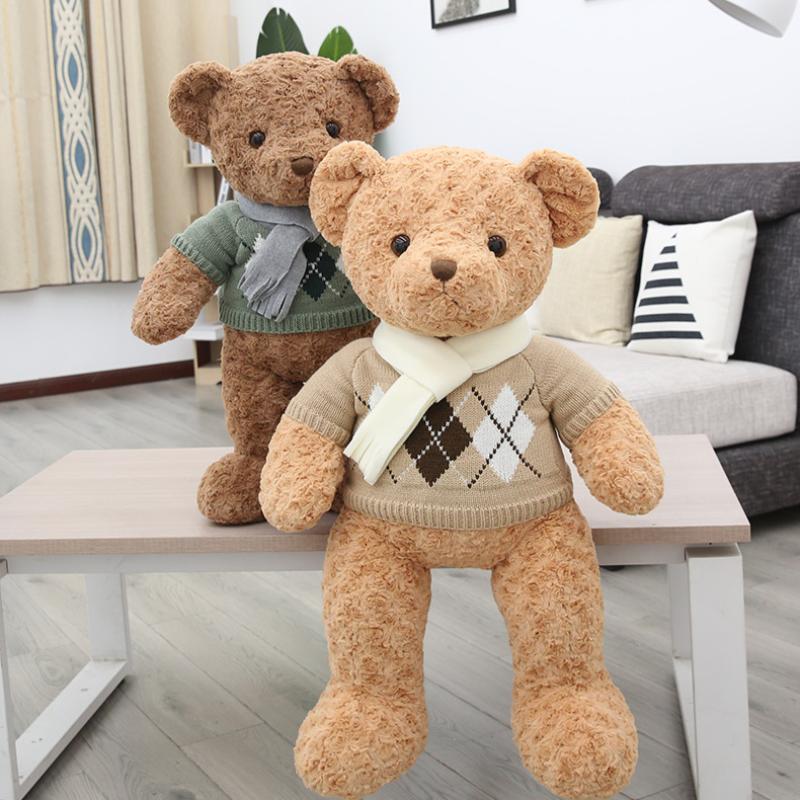Bear Plush Toy Doll Hug Bear Pillow Send Girl Birthday Gift To Accompany Sleeping Doll