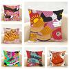 Fantasy And Creative Shoes Illustration Cushion Cover Linen Pillowcase Soft For Sofa Bed Home Room Decor