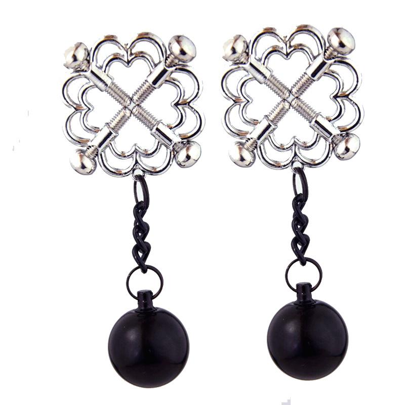 Heavy Hardware Butterfly Black Nipple Clamp Crab Butterfly Correction Physiotherapy Nipple Clamp Mei Mei Clip Abuse Milk Metal Nipple Clamp Nipple