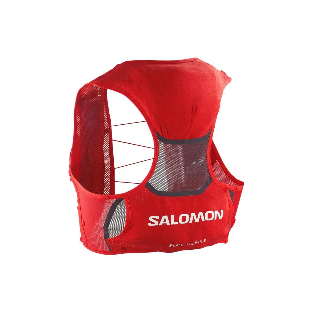 Salomon S/Lab Pulsar 3 Logo Print Lace Running Sleeveless Vest Men tops Red LC2096100