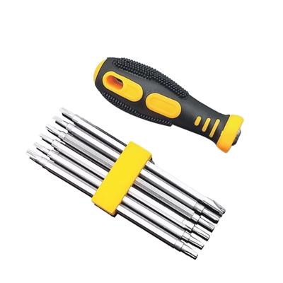 Professionelles 12-in-1 Schraubendreher-Set Präzisions-Magnet-Schraubendreher-Set Sechskantförmig Pflaumenförmig Reparatur-Handwerkzeug