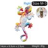 Creative Color House Lizard Statue Figurine Resin Sculpture Cabinet Wall Hang Home Office Bar Store Decoration Ornament Crafts