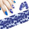 10 Rotoli Accessori Salone Unghie Carta Transfer Nail Art Floreale Primaverile Petalo e Foglia Decorazione Carina e Affascinante Antiaderente