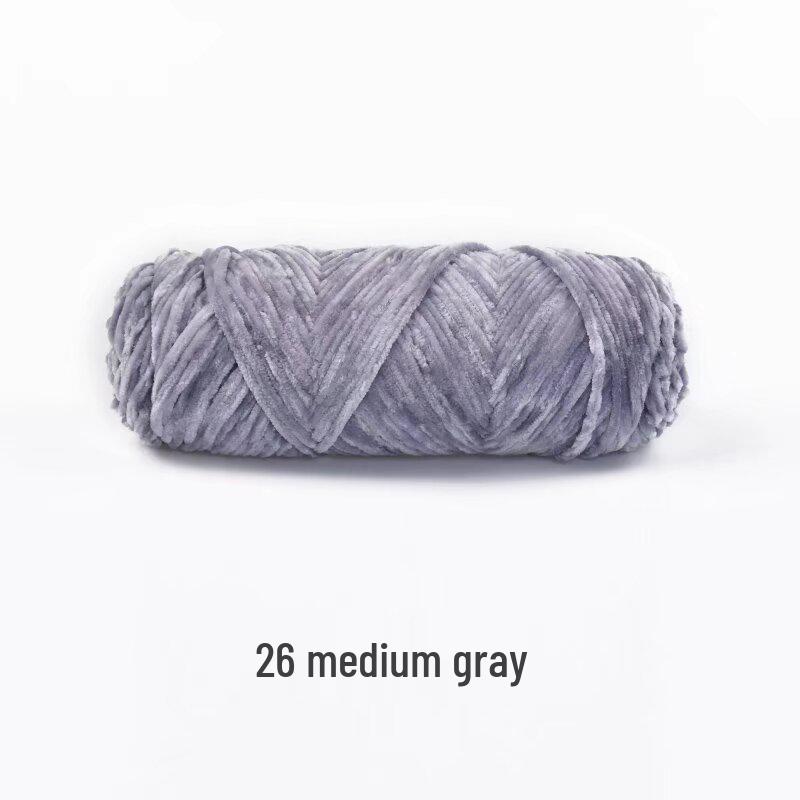 Handmade Chenille Yarn Ball: Velvet Thick Crochet and Knitting Material