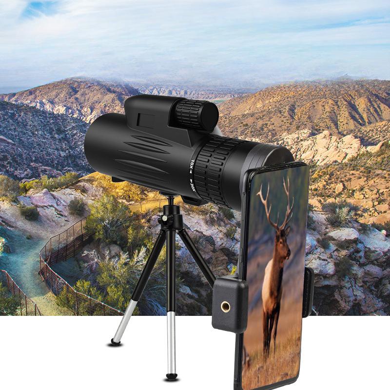 Telescop monocular cu zoom continuu nou 10-30×42 Ochelari de observare a păsărilor cu focalizare inteligentă Ochelari pentru adulți în aer liber
