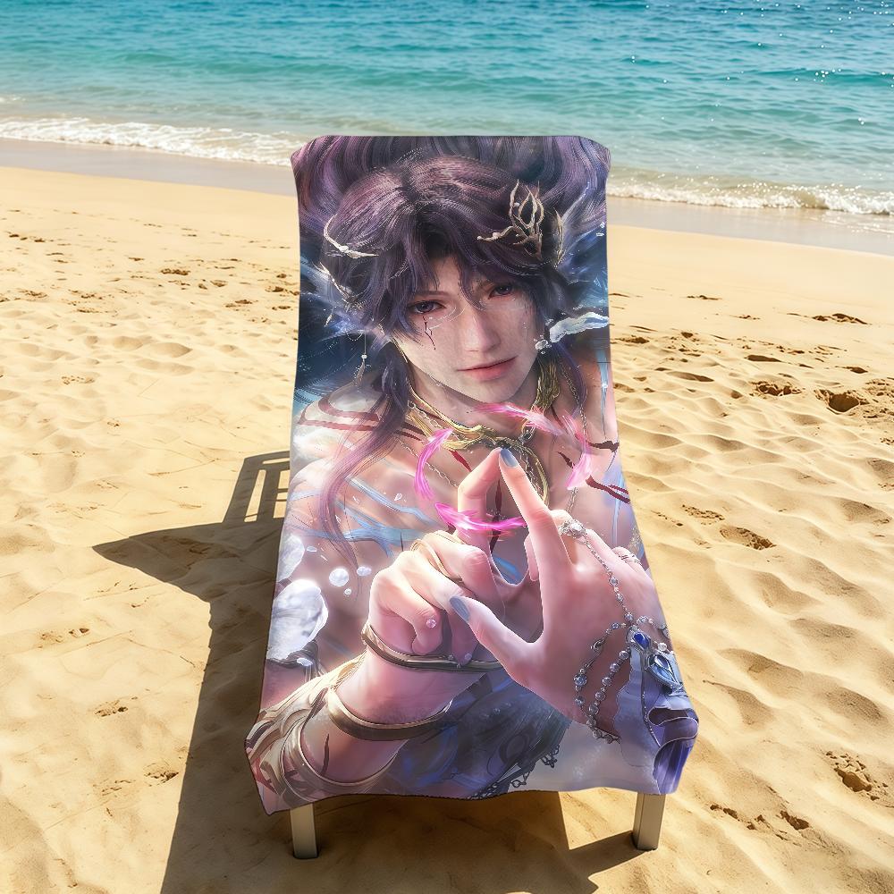 Love and Deepspace Rafayel Towel For Outdoor Camping Beach Towel Super Absorbent Quick-Drying Summer Towel