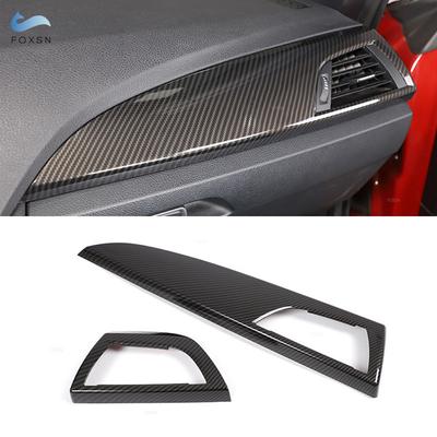 LHD do BMW serii 1 2 F20 F21 F22 F23 2012-2017, panel deski rozdzielczej z włókna węglowego, boczna osłona wylotu powietrza, wykończenie dekoracyjne