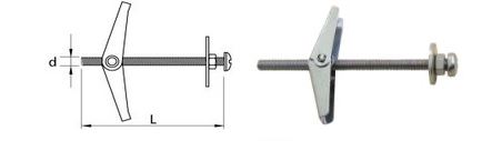 STEEL UMBRELLA ANCHOR 4*75MM - KOL SP 4*75