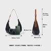 Genuine Leather Women's Bag Niche Commuting Outgoing Lazy Style Tote Bag Fashion Versatile Underarm Single Shoulder Crossbody Bag